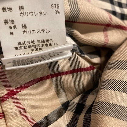 BURBERRY BLUE LABEL Coat Nova Check Asian fit M 38 US size S Beige Authentic