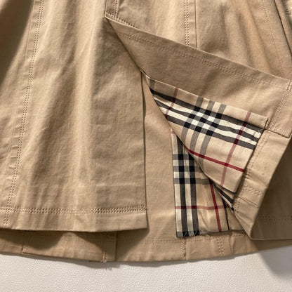 BURBERRY BLUE LABEL Coat Nova Check Asian fit M 38 US size S Beige Authentic