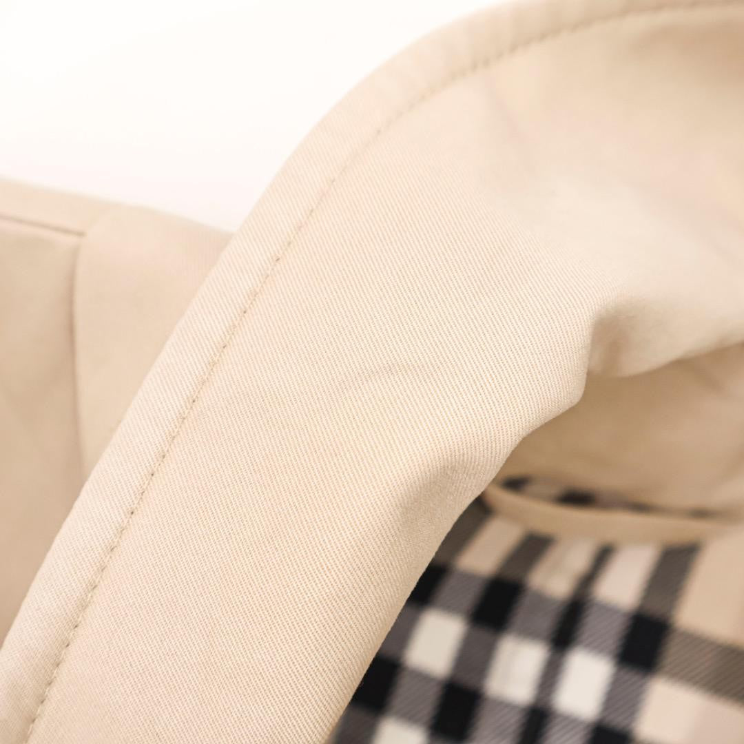 BURBERRY Coat Nova Check Asian fit L 40 US size M Beige Authentic
