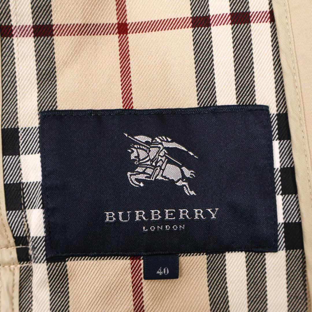 BURBERRY Coat Nova Check Asian fit L 40 US size M Beige Authentic
