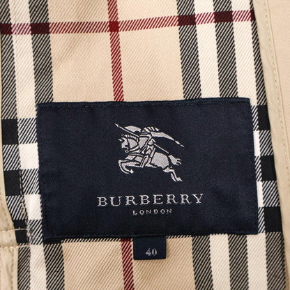 BURBERRY Coat Nova Check Asian fit L 40 US size M Beige Authentic