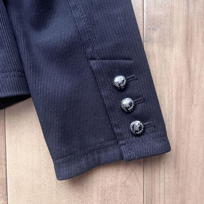 BURBERRY BLUE LABEL Jacket Nova Check Asian fit S 36 US size XS Black Authentic