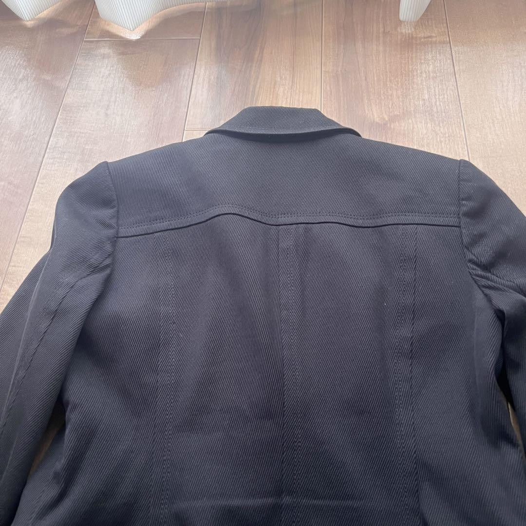 BURBERRY BLUE LABEL Jacket Nova Check Asian fit S 36 US size XS Black Authentic
