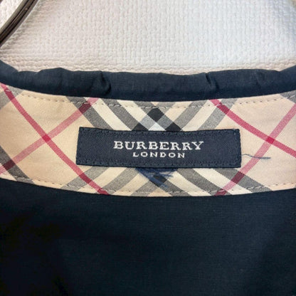 BURBERRY LONDON Jacket Nova Check FREE SIZE Navy Authentic