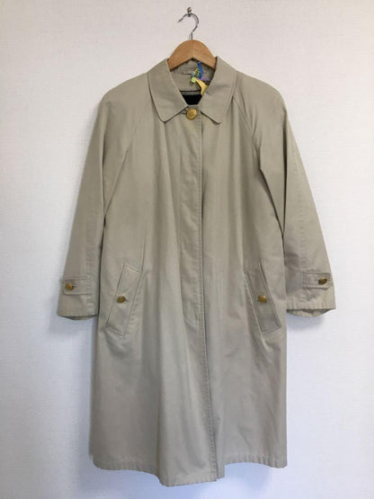 BURBERRY Long Coat Nova Check Asian fit M US size S Beige Authentic