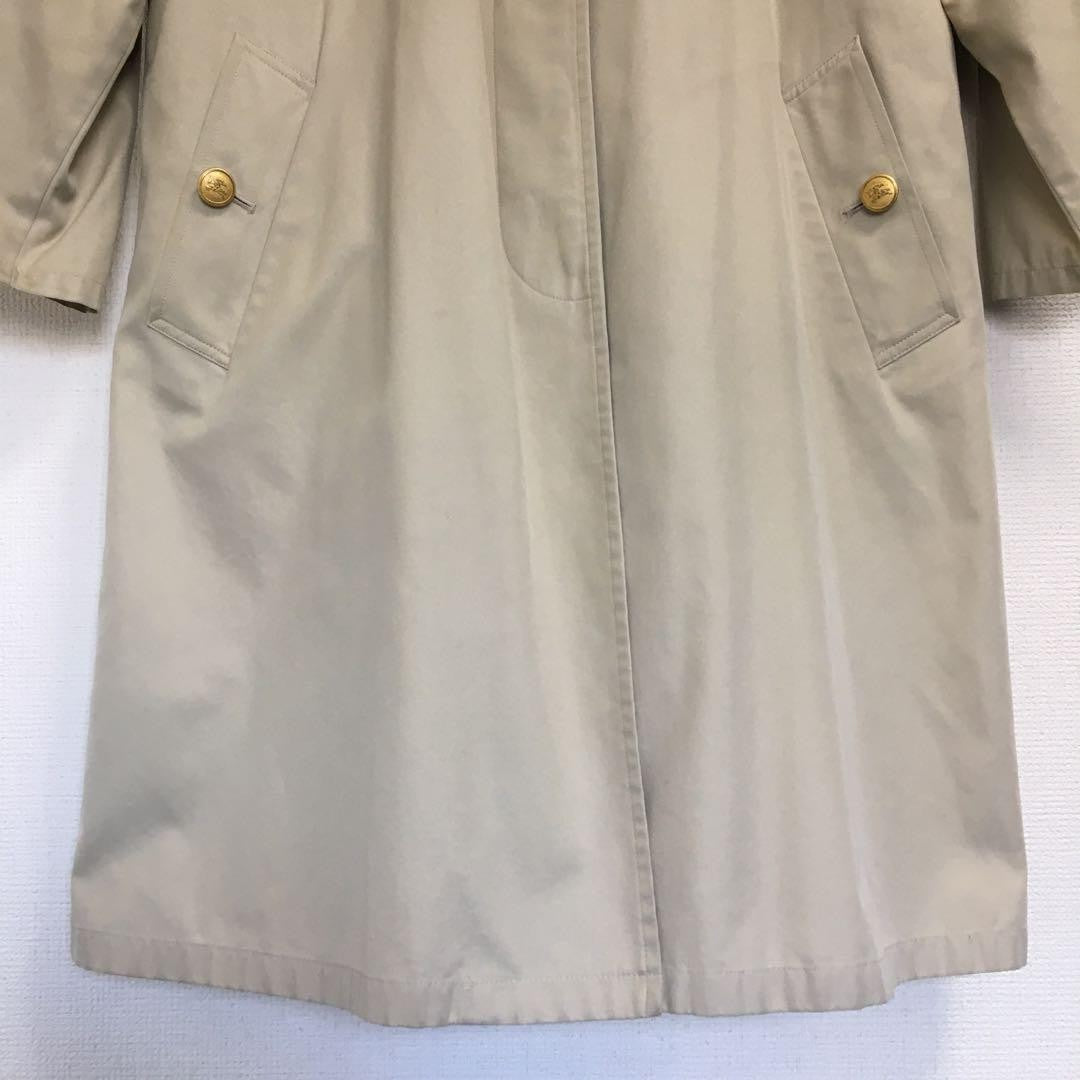 BURBERRY Long Coat Nova Check Asian fit M US size S Beige Authentic
