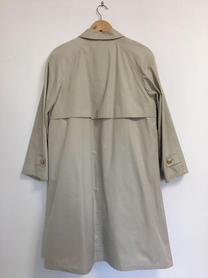 BURBERRY Long Coat Nova Check Asian fit M US size S Beige Authentic