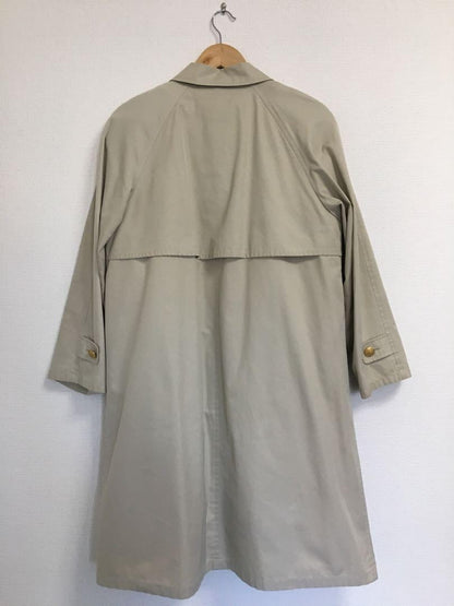BURBERRY Long Coat Nova Check Asian fit M US size S Beige Authentic