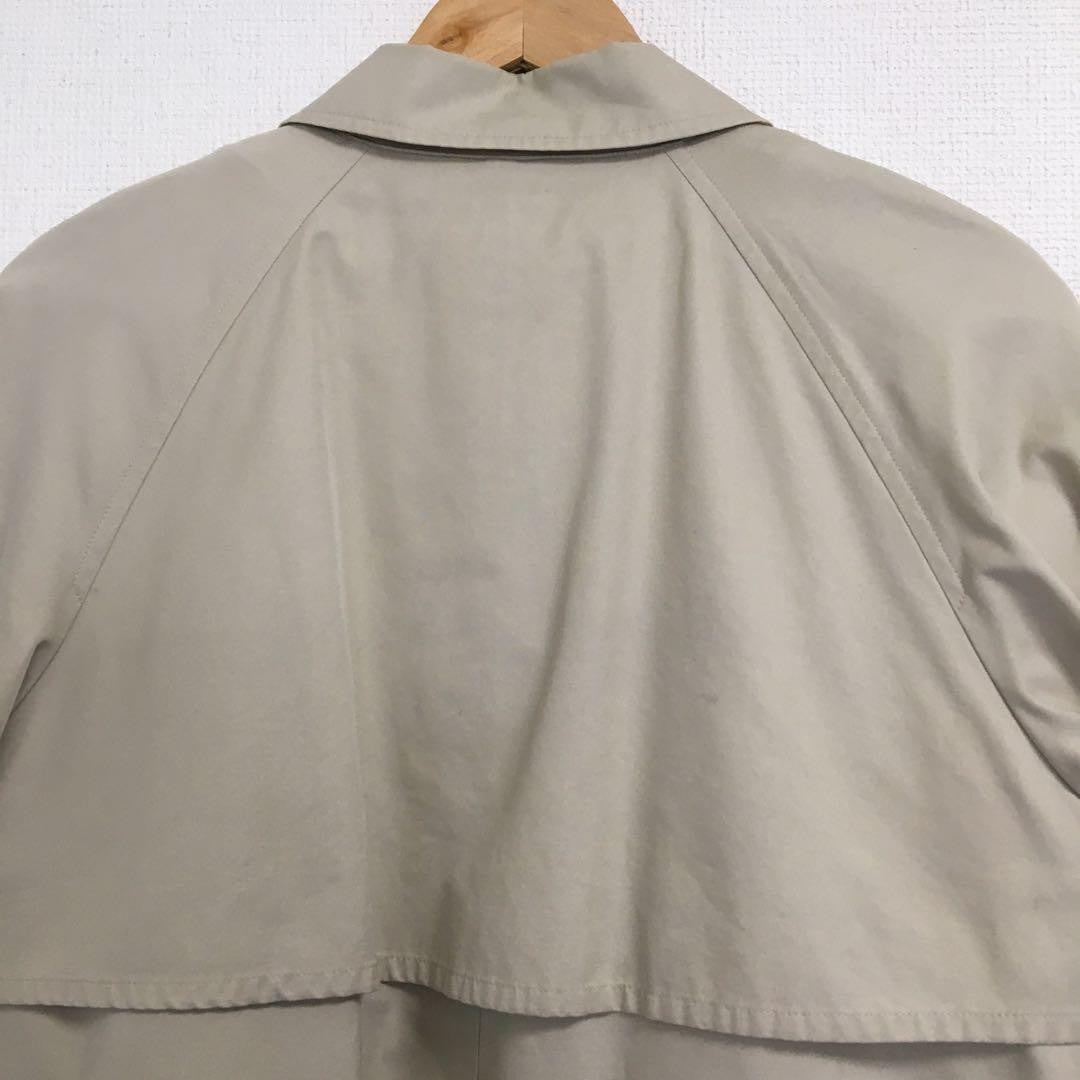 BURBERRY Long Coat Nova Check Asian fit M US size S Beige Authentic