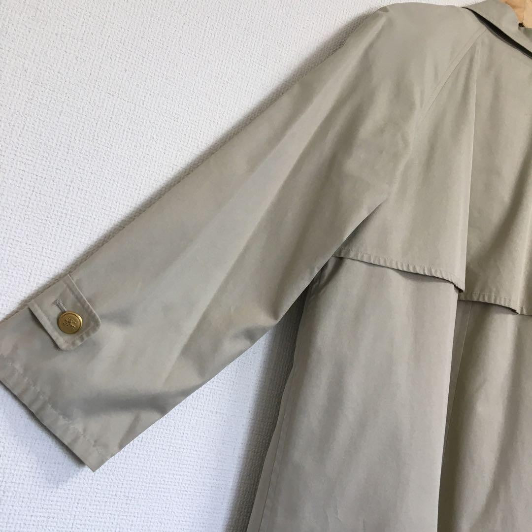 BURBERRY Long Coat Nova Check Asian fit M US size S Beige Authentic