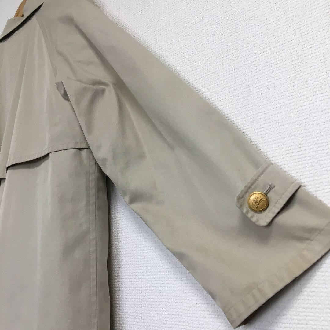 BURBERRY Long Coat Nova Check Asian fit M US size S Beige Authentic