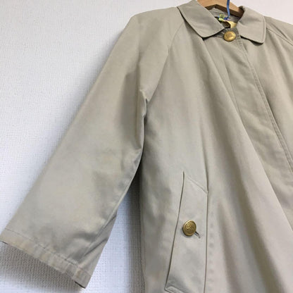 BURBERRY Long Coat Nova Check Asian fit M US size S Beige Authentic