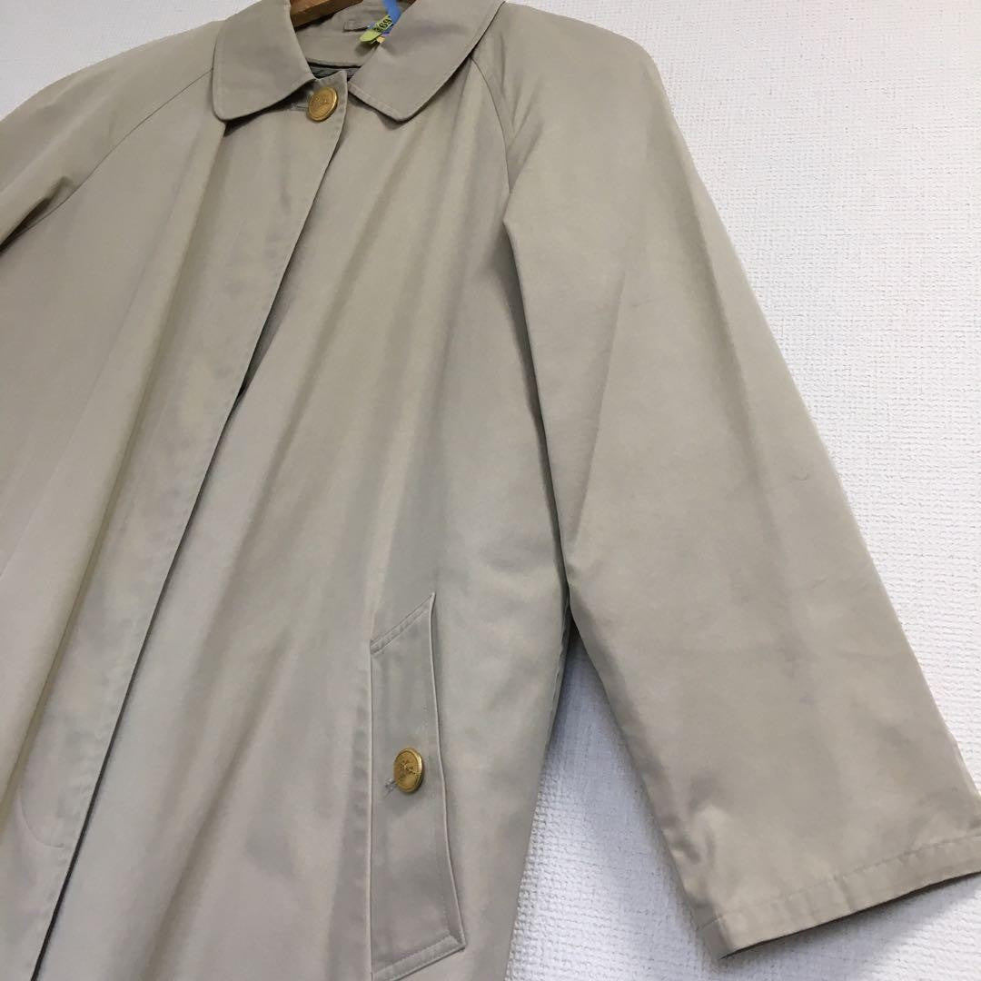BURBERRY Long Coat Nova Check Asian fit M US size S Beige Authentic