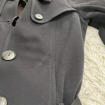 BURBERRY BLUE LABEL Coat Asian fit M 38 US size S Black Authentic