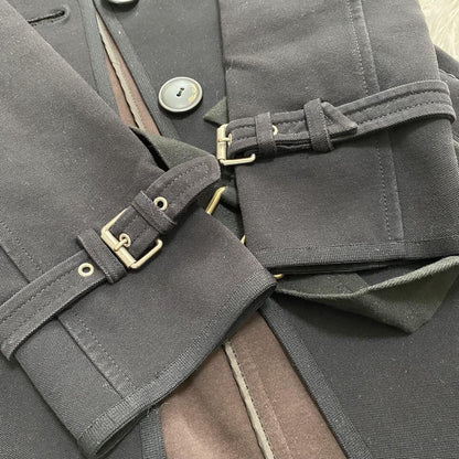 BURBERRY BLUE LABEL Coat Asian fit M 38 US size S Black Authentic