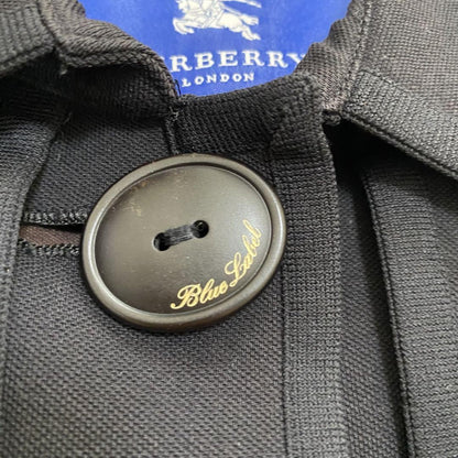 BURBERRY BLUE LABEL Coat Asian fit M 38 US size S Black Authentic