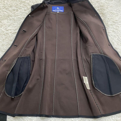 BURBERRY BLUE LABEL Coat Asian fit M 38 US size S Black Authentic