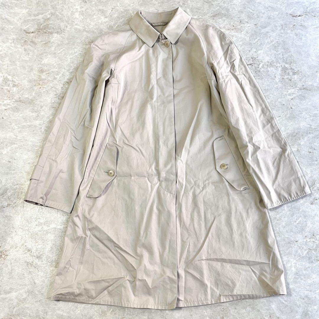 BURBERRY LONDON Coat Nova Check Asian fit S US size XS Beige Authentic