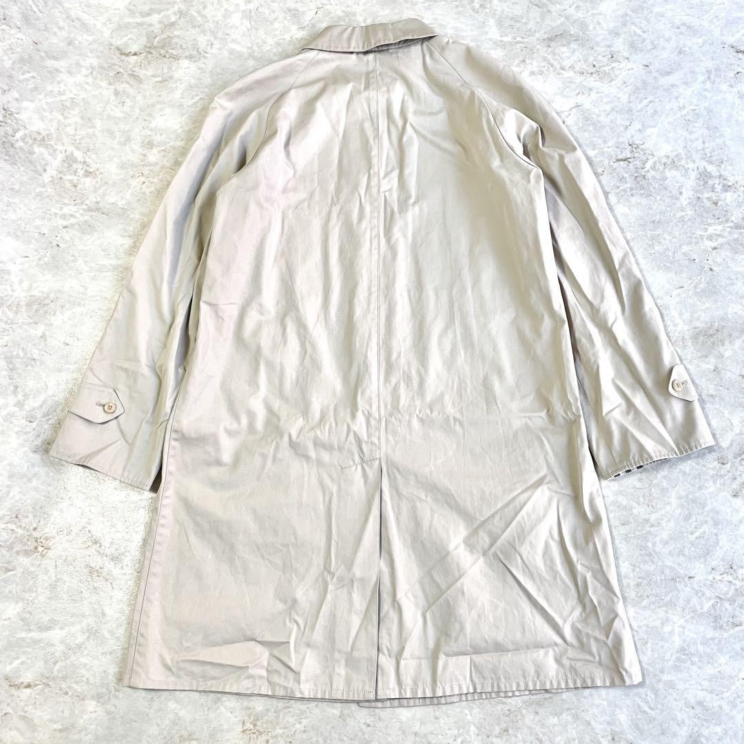 BURBERRY LONDON Coat Nova Check Asian fit S US size XS Beige Authentic