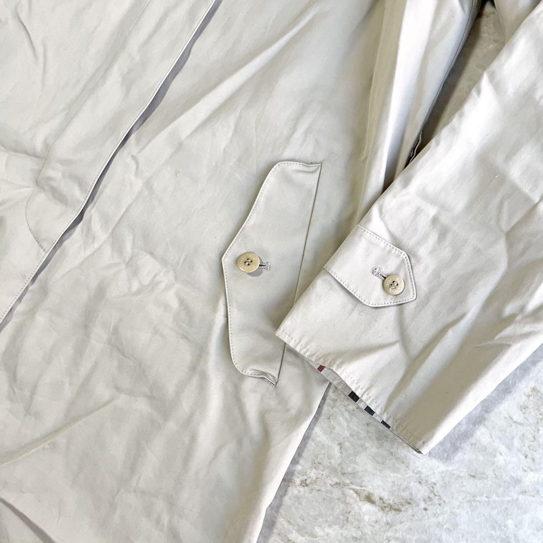 BURBERRY LONDON Coat Nova Check Asian fit S US size XS Beige Authentic