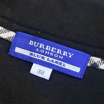 BURBERRY BLUE LABEL Jacket Nova Check Asian fit M 38 US size S Black Authentic