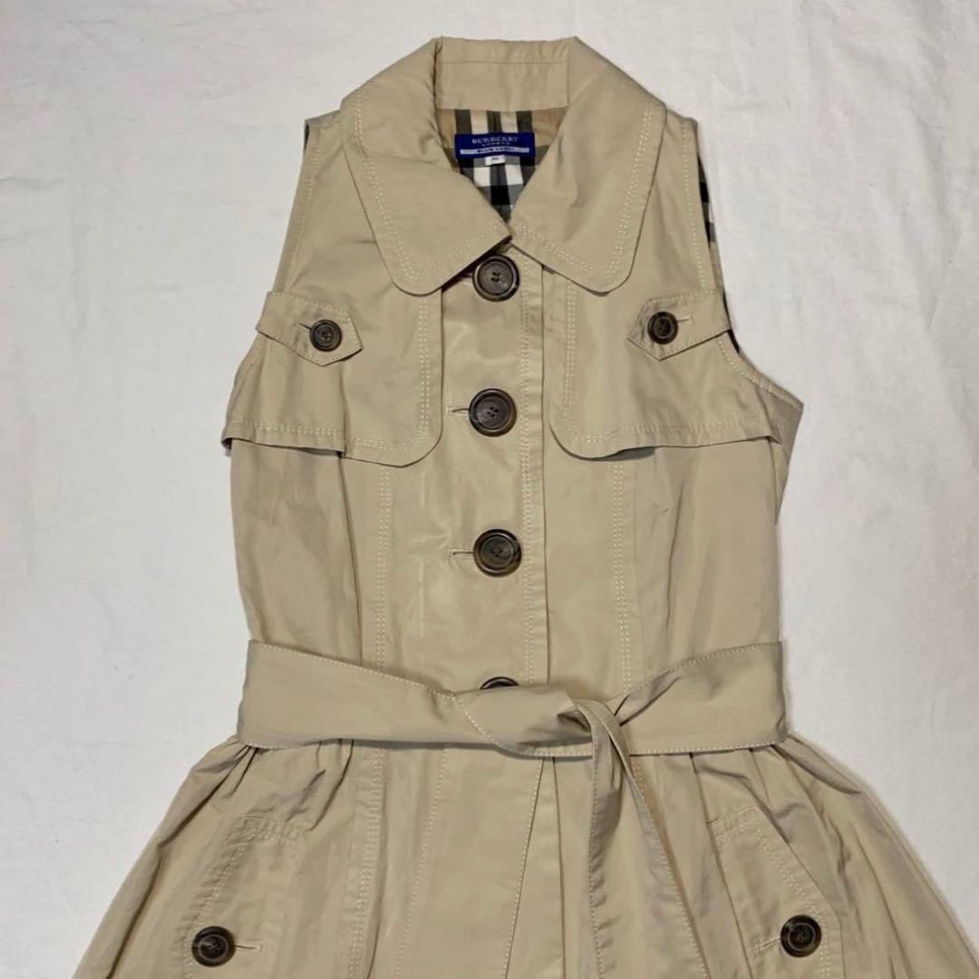BURBERRY BLUE LABEL design Coat Nova Check Asian fit M US size S Authentic