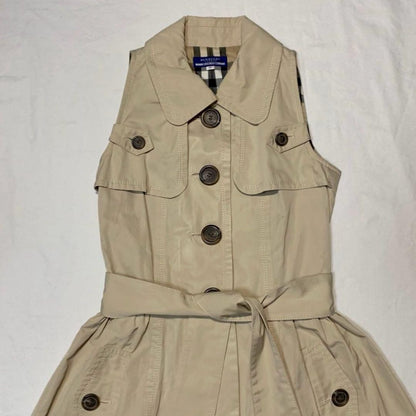BURBERRY BLUE LABEL design Coat Nova Check Asian fit M US size S Authentic