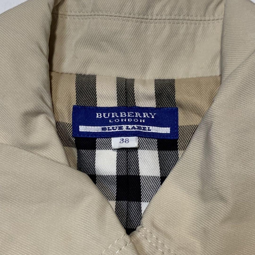 BURBERRY BLUE LABEL design Coat Nova Check Asian fit M US size S Authentic