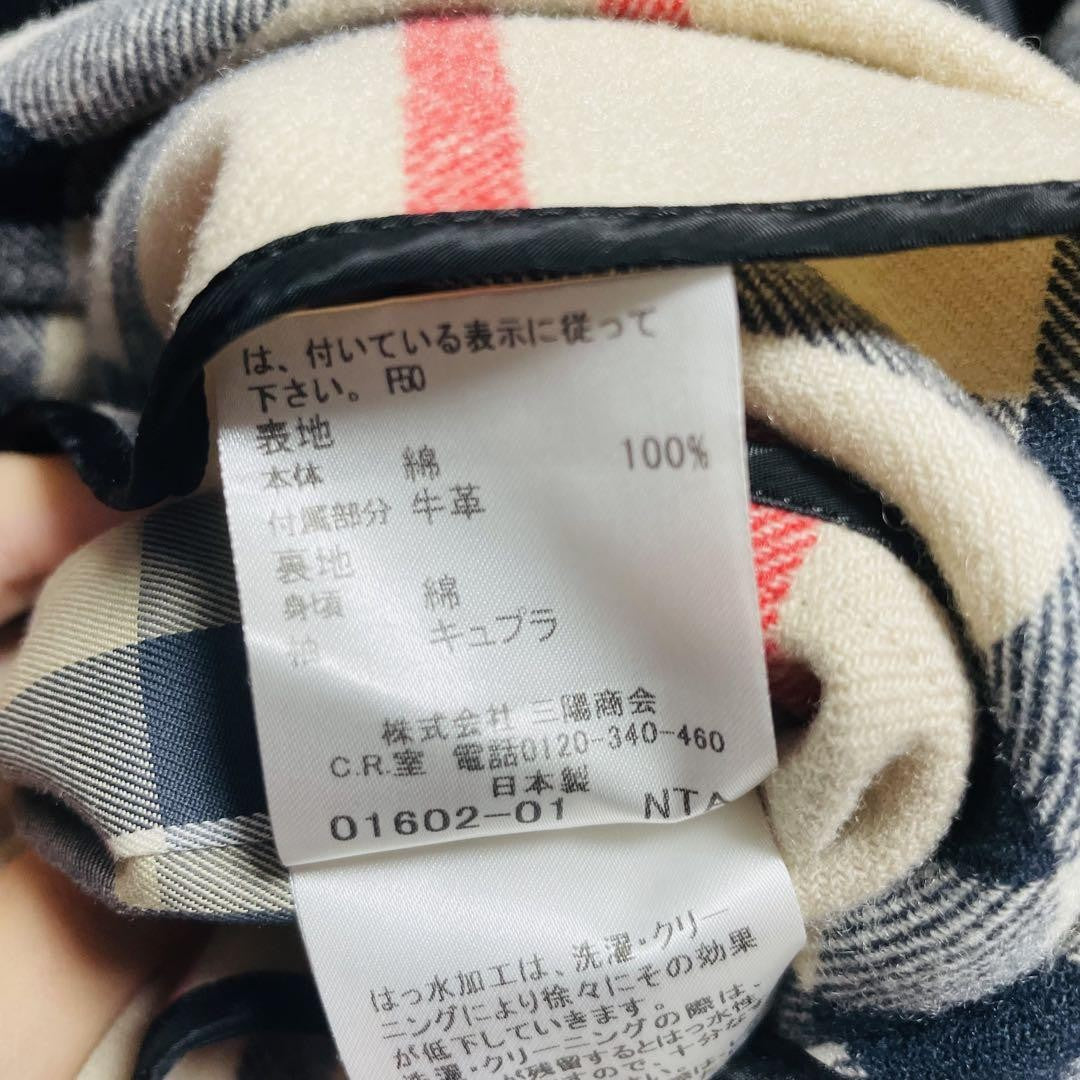 BURBERRY LONDON Coat Nova Check Asian fit XS 34 US size 2XS Black Authentic