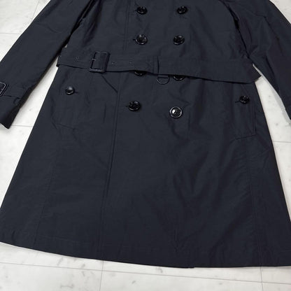 BURBERRY LONDON Coat Nova Check Asian fit L US size M Black Authentic