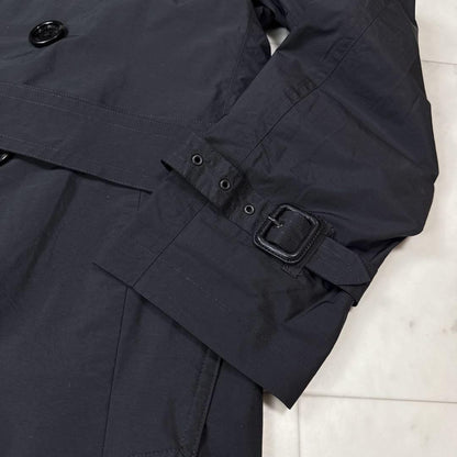 BURBERRY LONDON Coat Nova Check Asian fit L US size M Black Authentic
