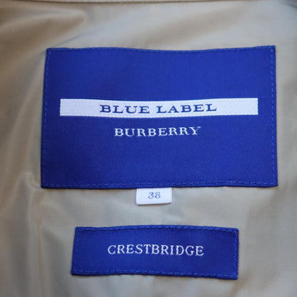 BURBERRY BLUE LABEL Coat Asian fit M 38 US size S Beige Authentic