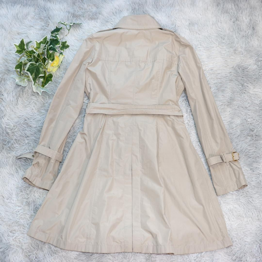 BURBERRY BLUE LABEL Coat Asian fit M 38 US size S Beige Authentic