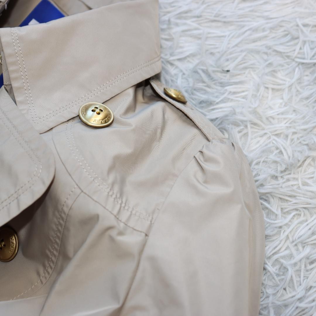 BURBERRY BLUE LABEL Coat Asian fit M 38 US size S Beige Authentic