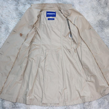 BURBERRY BLUE LABEL Coat Asian fit M 38 US size S Beige Authentic