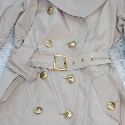 BURBERRY BLUE LABEL Coat Asian fit M 38 US size S Beige Authentic