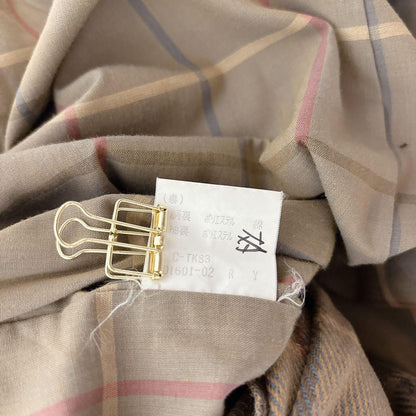 BURBERRY BLUE LABEL Coat Nova Check Asian fit M US size S Beige Authentic
