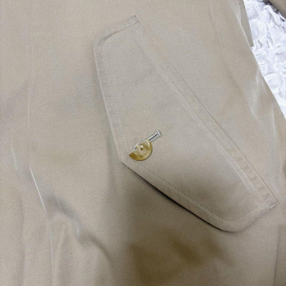 BURBERRY BLUE LABEL Coat Nova Check Asian fit M US size S Beige Authentic