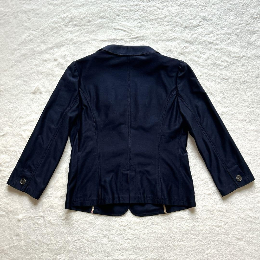 BURBERRY LONDON Jacket Nova Check Asian fit L 40 US size M Navy Authentic