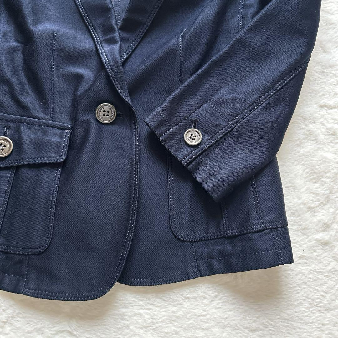 BURBERRY LONDON Jacket Nova Check Asian fit L 40 US size M Navy Authentic
