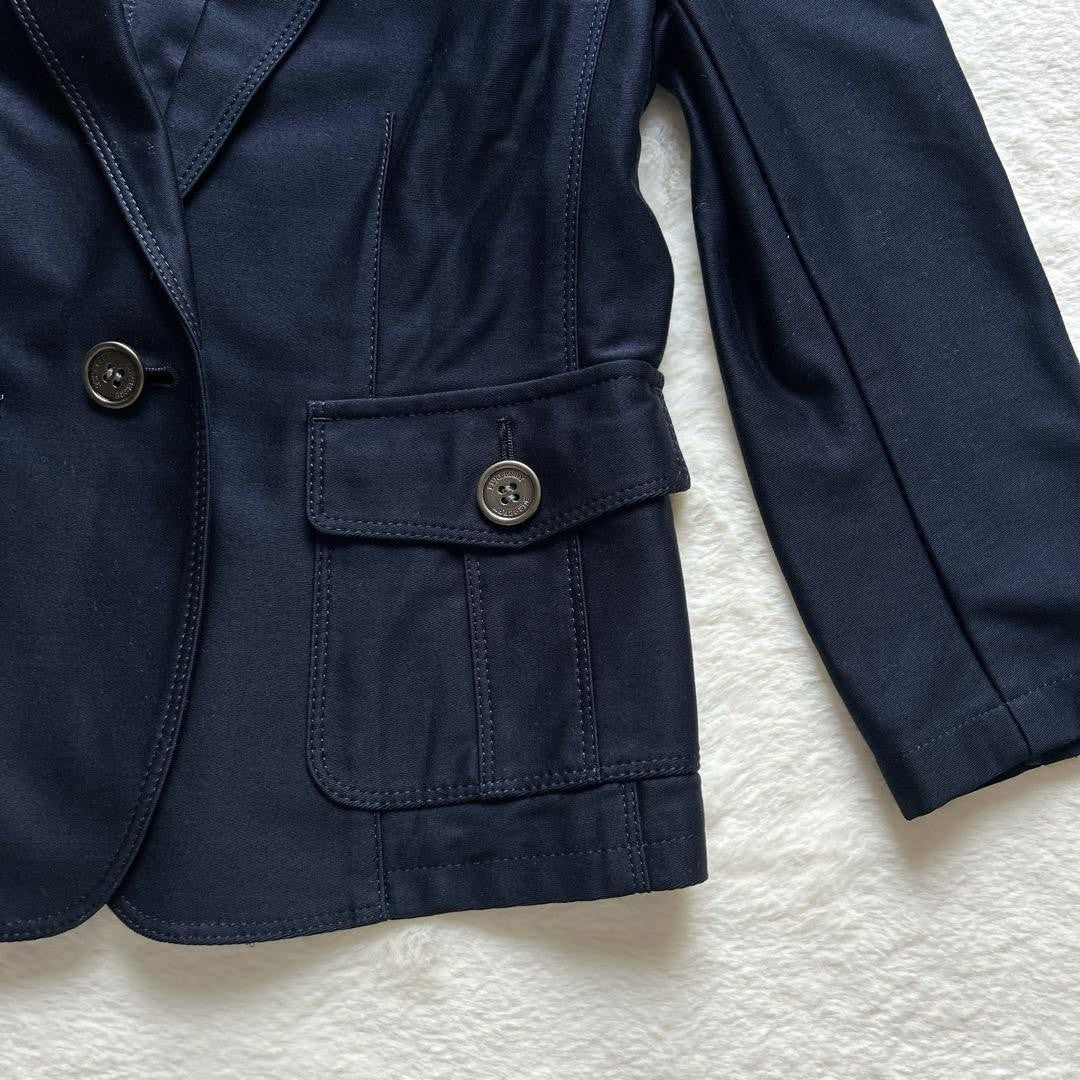 BURBERRY LONDON Jacket Nova Check Asian fit L 40 US size M Navy Authentic