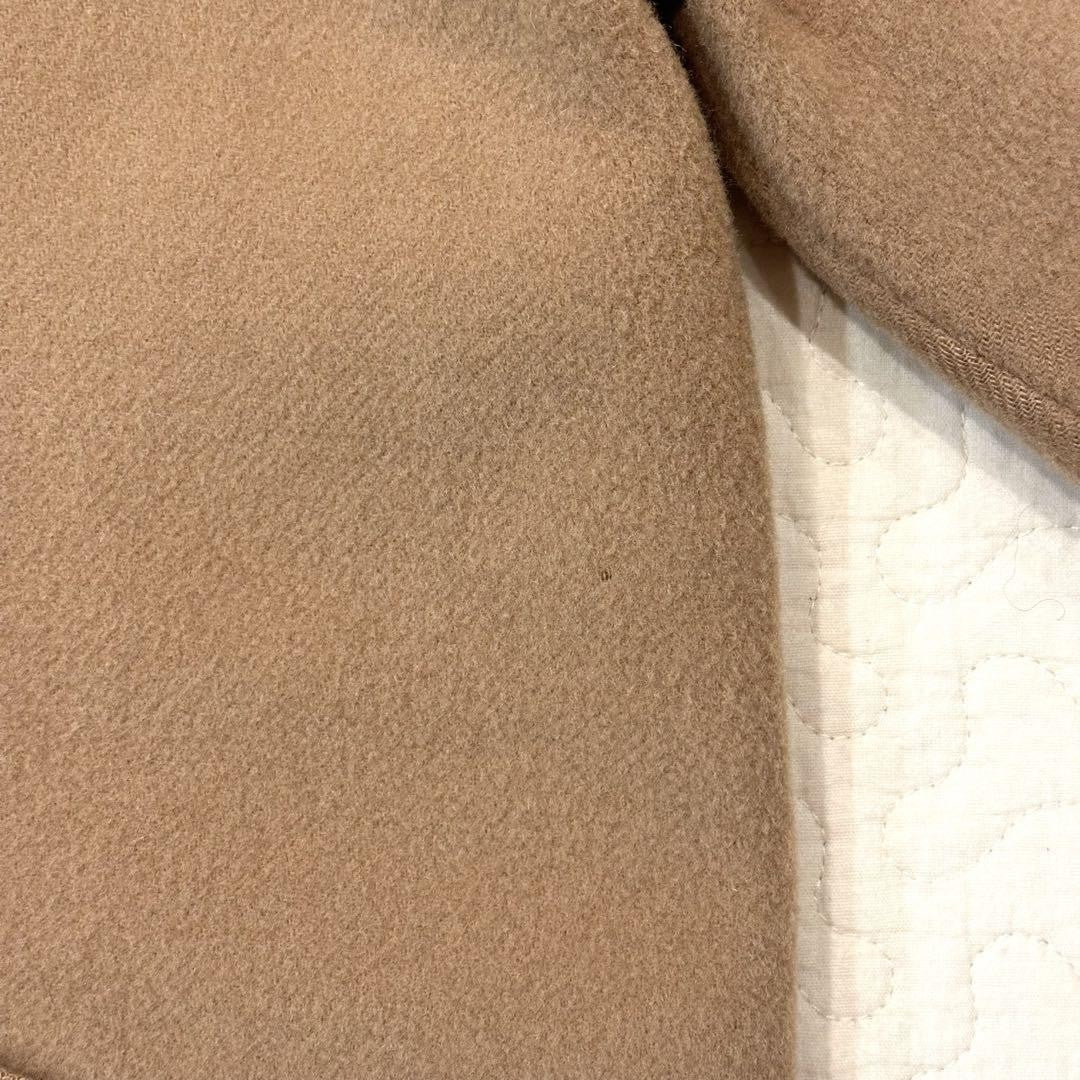 BURBERRYS Coat Nova Check Asian fit M US size S Wool Camel Authentic
