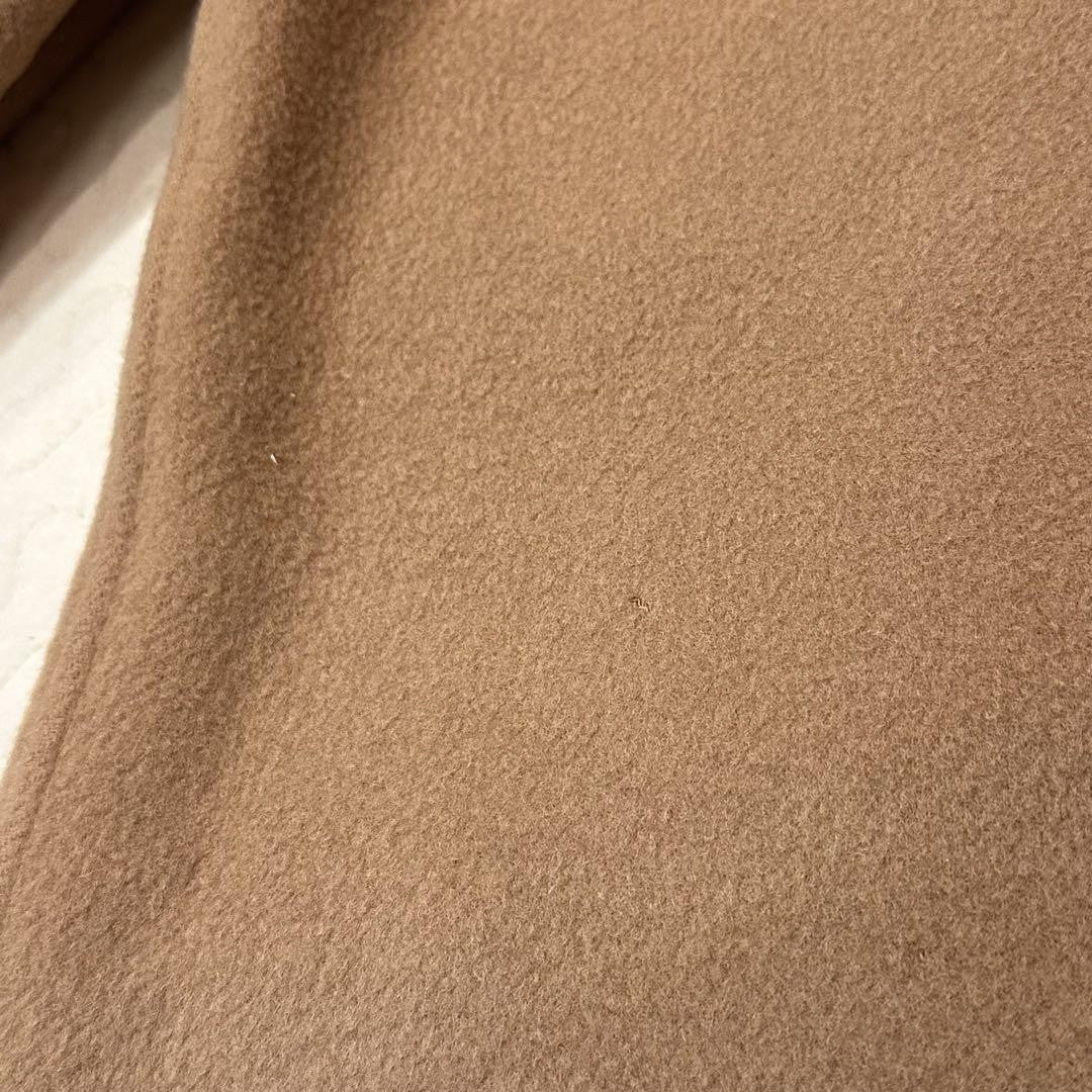 BURBERRYS Coat Nova Check Asian fit M US size S Wool Camel Authentic