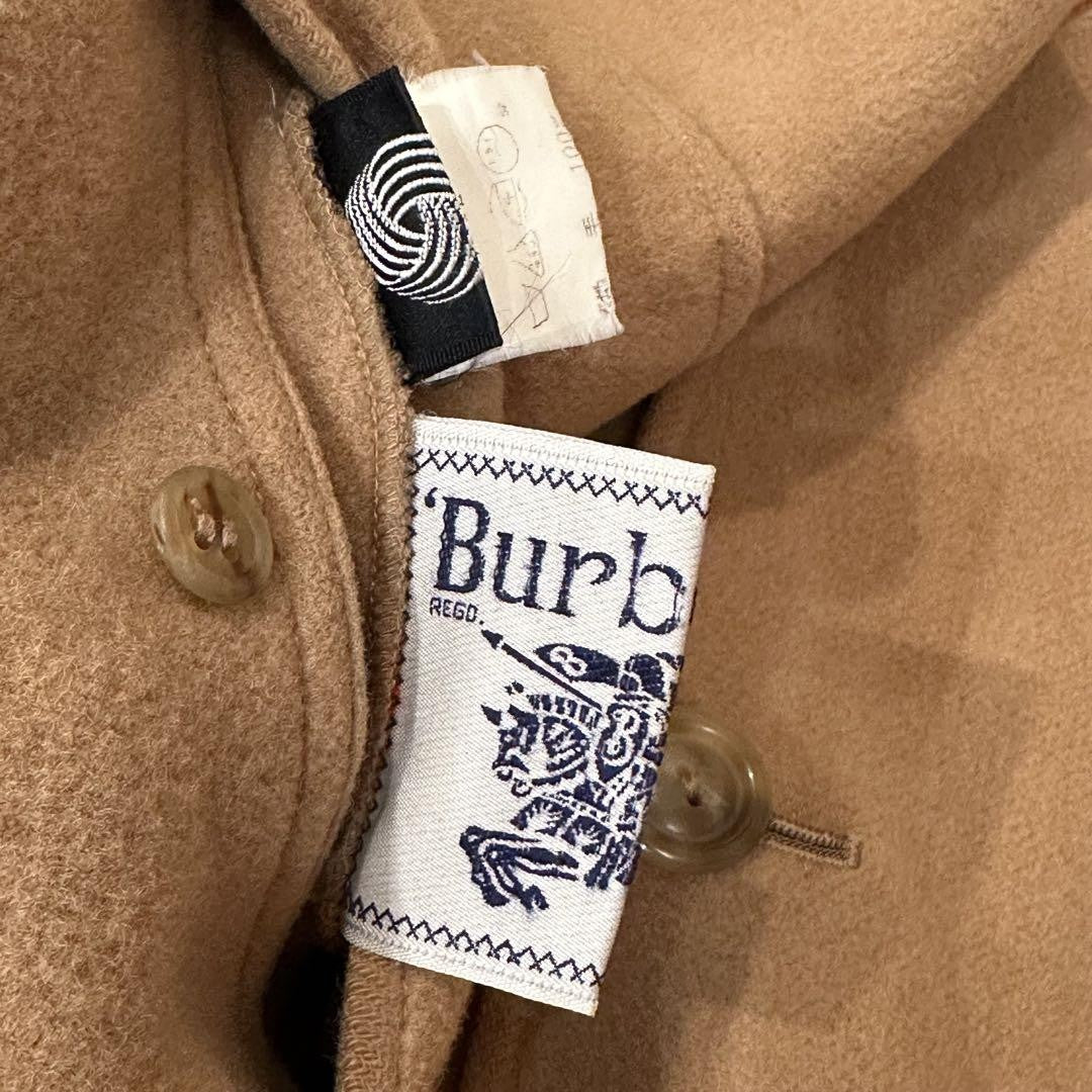 BURBERRYS Coat Nova Check Asian fit M US size S Wool Camel Authentic