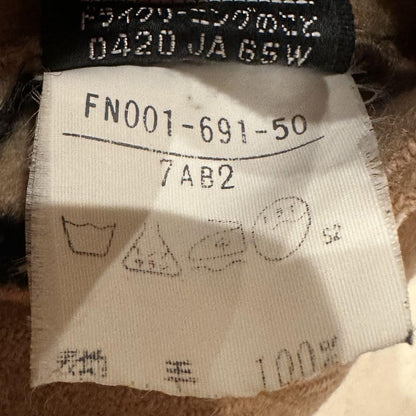 BURBERRYS Coat Nova Check Asian fit M US size S Wool Camel Authentic