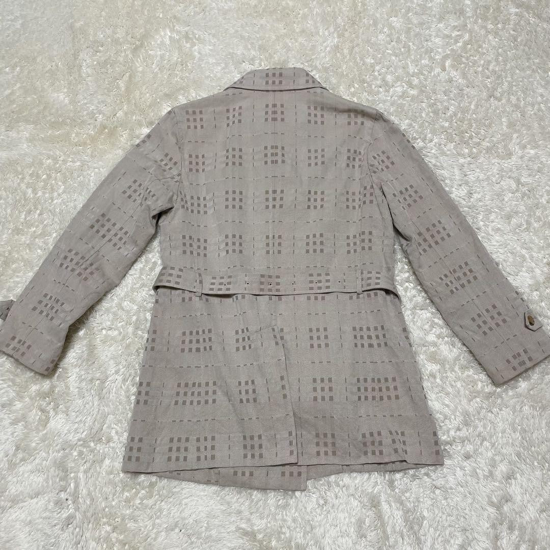 BURBERRY LONDON Coat Nova Check Asian fit XL 42 US size L Beige Authentic
