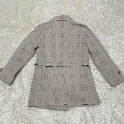 BURBERRY LONDON Coat Nova Check Asian fit XL 42 US size L Beige Authentic