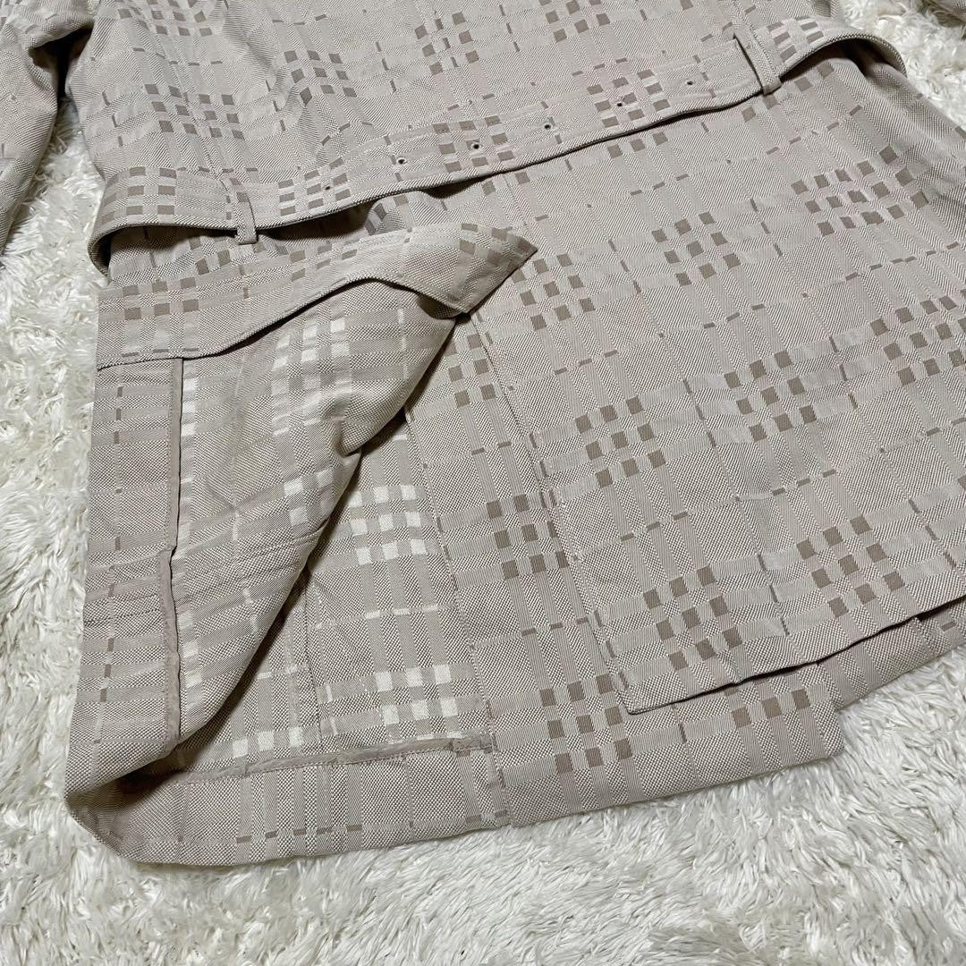 BURBERRY LONDON Coat Nova Check Asian fit XL 42 US size L Beige Authentic