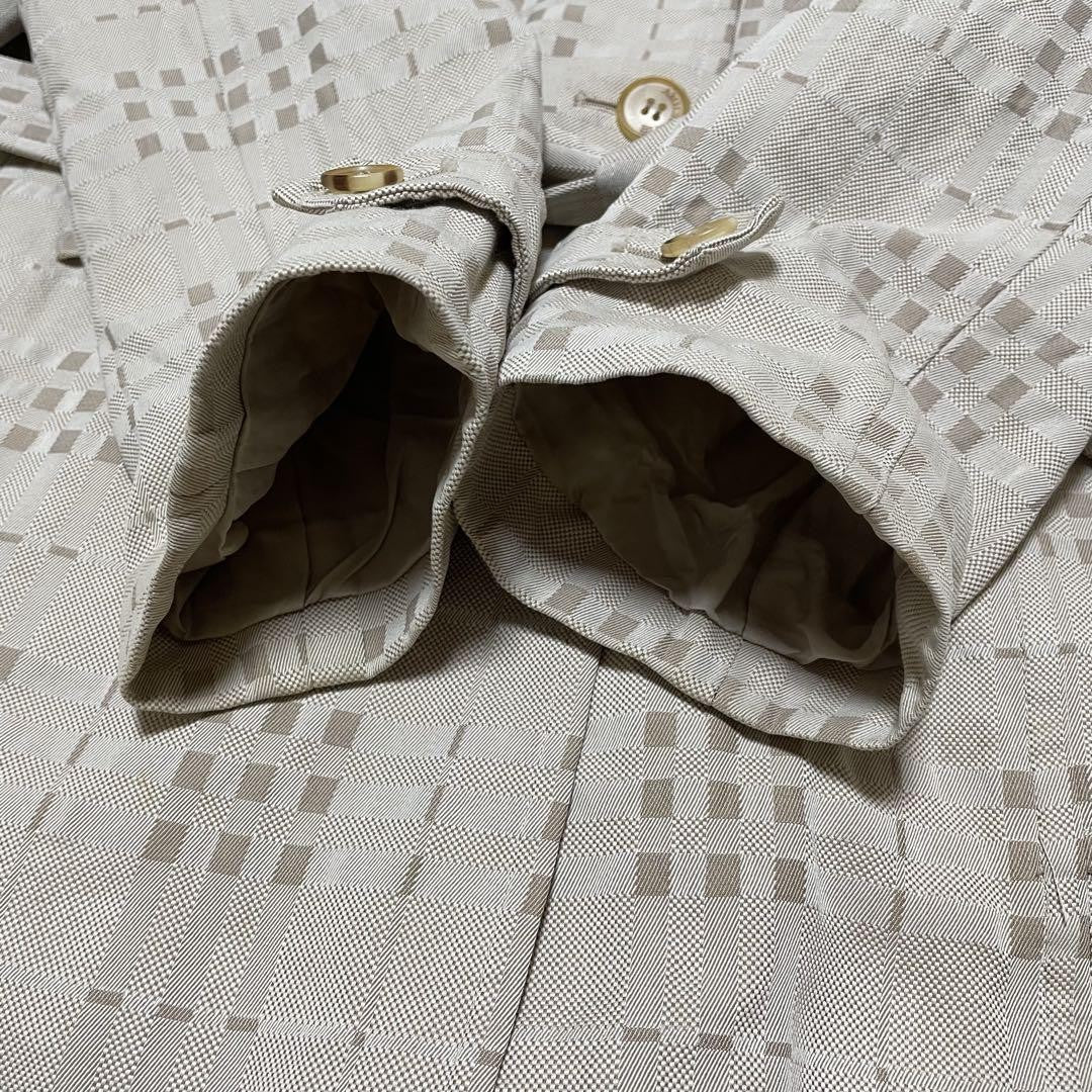 BURBERRY LONDON Coat Nova Check Asian fit XL 42 US size L Beige Authentic