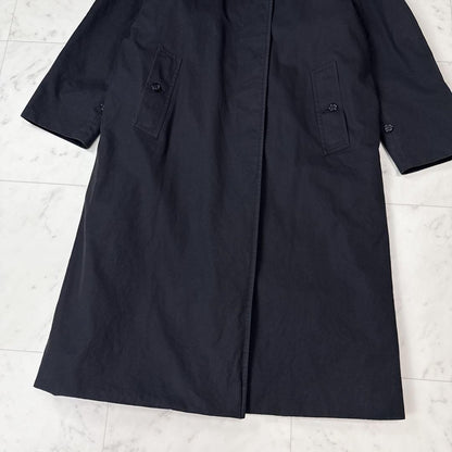 BURBERRY Coat Nova Check Asian fit S US size XS Black Authentic